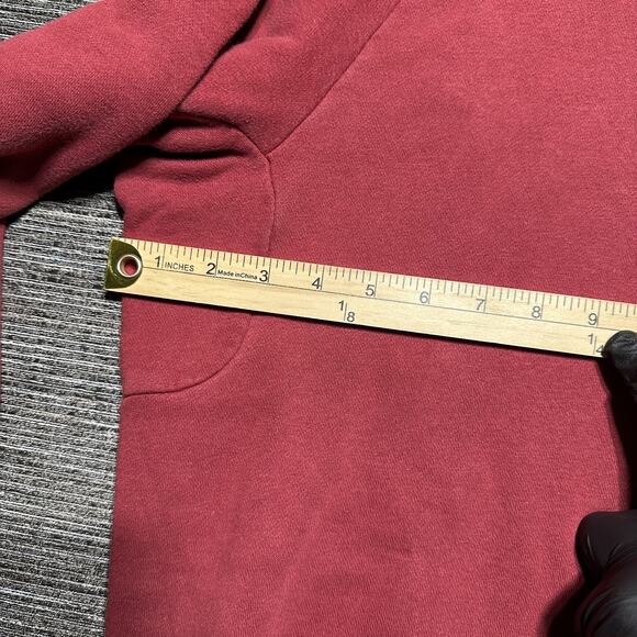 Nike SB Sweatshirt Men's Size M Red Maroon Pullover Long Sleeve Icon Skate - Picture 9 of 16